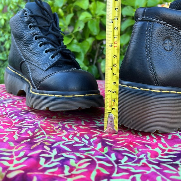 🌺 Dr. Martens Daisy 12278 Vintage 90’s Y2K Chunky Black Platform Ankle Boots - Picture 12 of 17